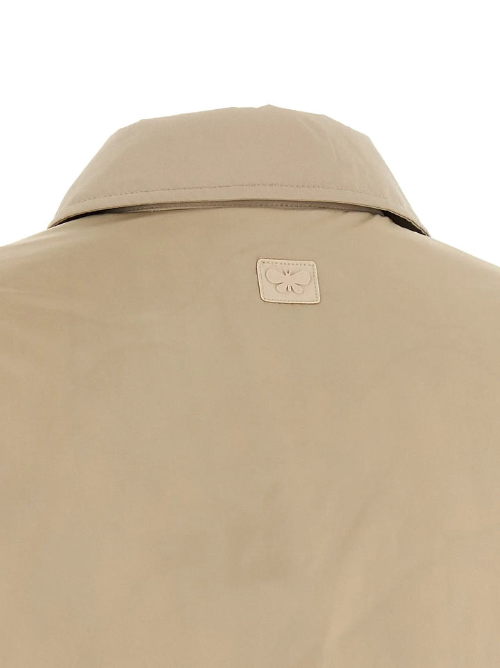 Max Mara Sample Sale | Max Mara Beige Polyester Full-Length Jacket - | Designer outlet