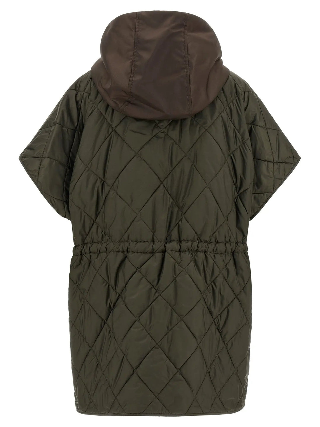 Max Mara Sample Sale | Max Mara Brown Polyamide Sleeveless Jacket - | Designer outlet
