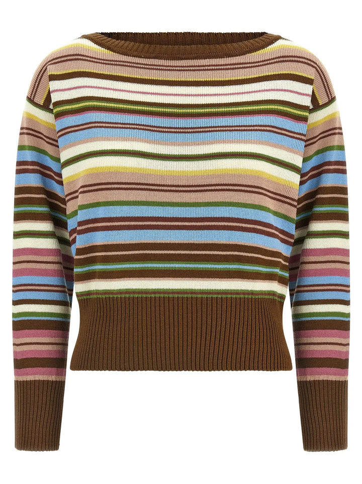 Max Mara Sample Sale | Max Mara Multicolor Cotton Cardigan - | Designer outlet