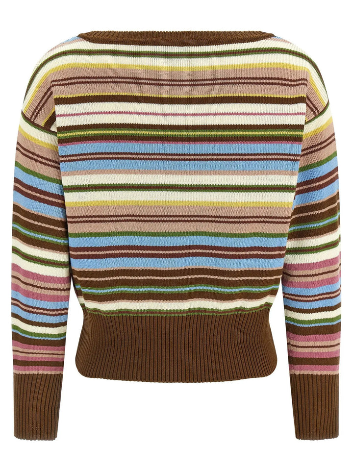 Max Mara Sample Sale | Max Mara Multicolor Cotton Cardigan - | Designer outlet