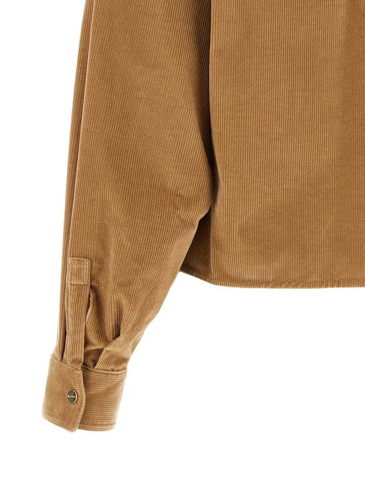 Max Mara Sample Sale | Max Mara Beige Cotton Denim Jacket - | Designer outlet