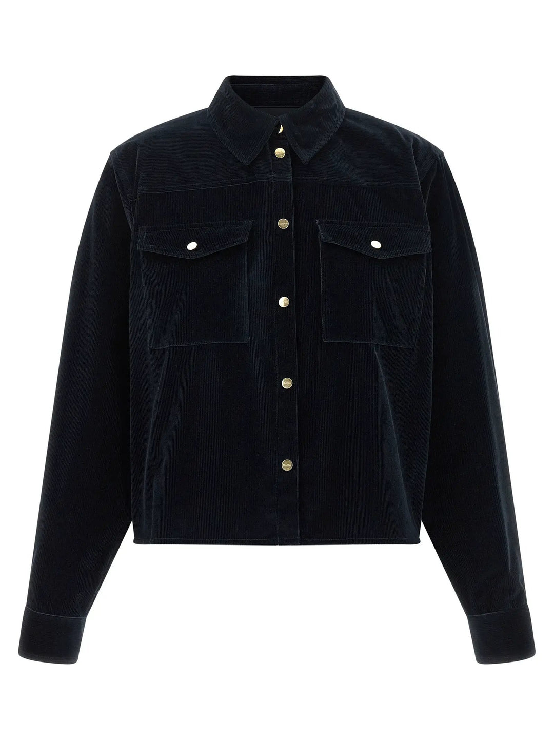 Max Mara Sample Sale | Max Mara Blue Cotton Full-Length Jacket - | Designer outlet