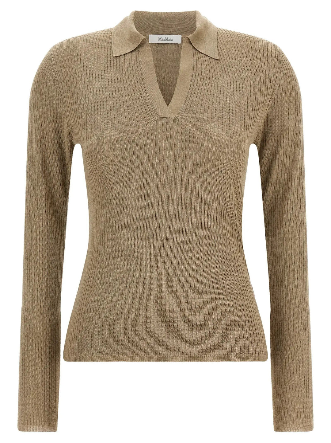 Max Mara Sample Sale | Max Mara Beige Silk Cardigan - | Designer outlet