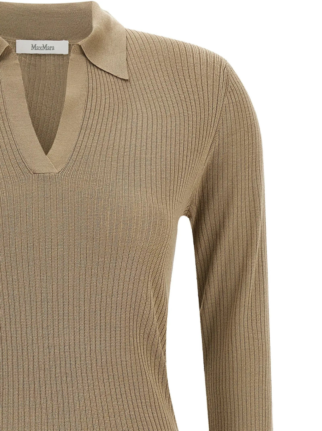 Max Mara Sample Sale | Max Mara Beige Silk Cardigan - | Designer outlet