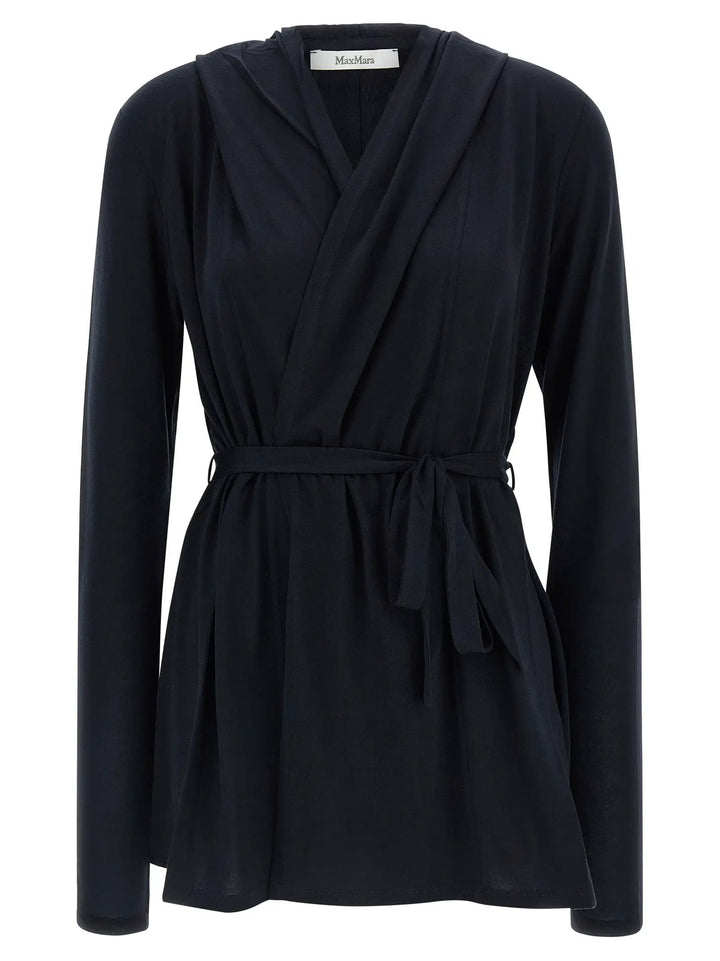 Max Mara Sample Sale | Max Mara Blue Lyocell Cardigan - | Designer outlet