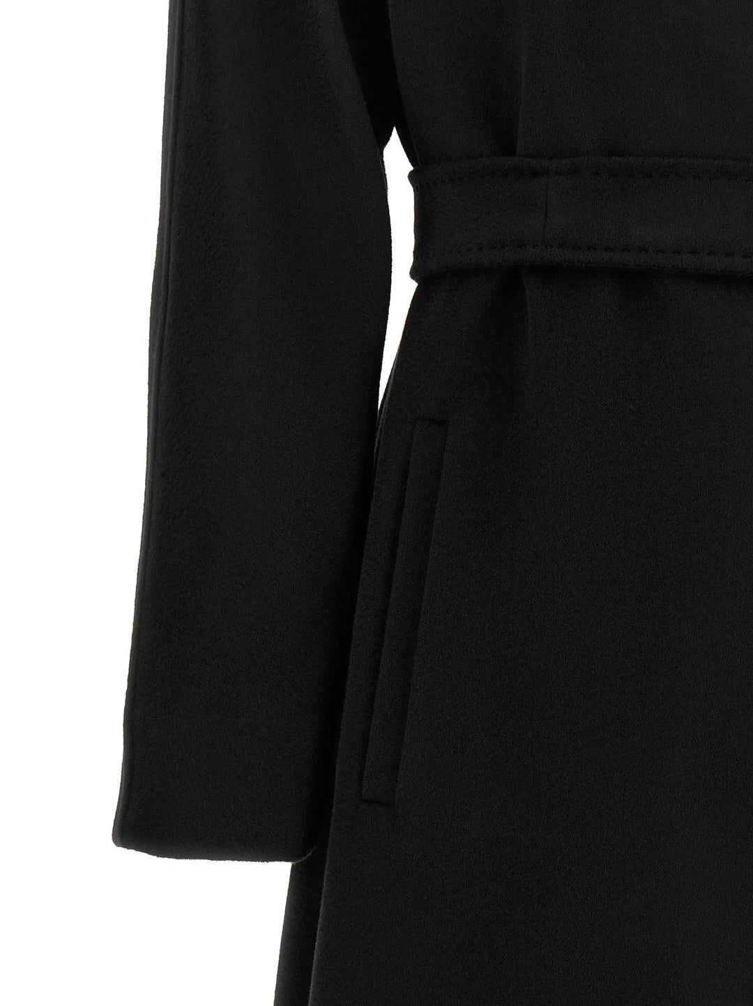Max Mara Sample Sale | Max Mara Black Wool Coat - | Designer outlet