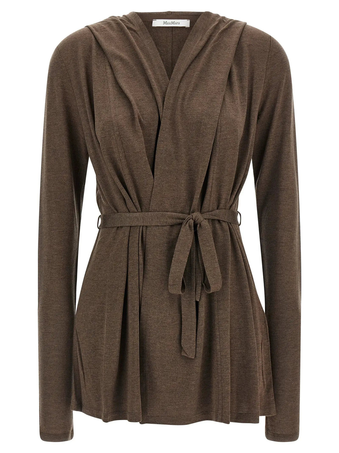 Max Mara Sample Sale | Max Mara Brown Lyocell Cardigan - | Designer outlet