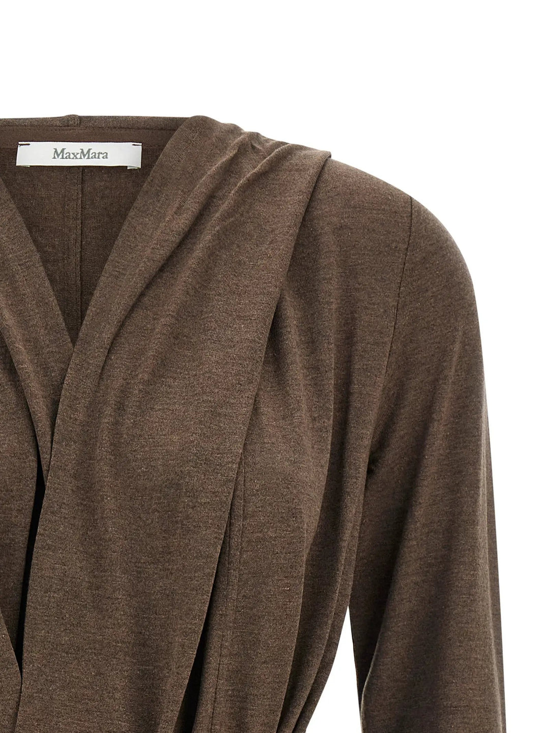 Max Mara Sample Sale | Max Mara Brown Lyocell Cardigan - | Designer outlet