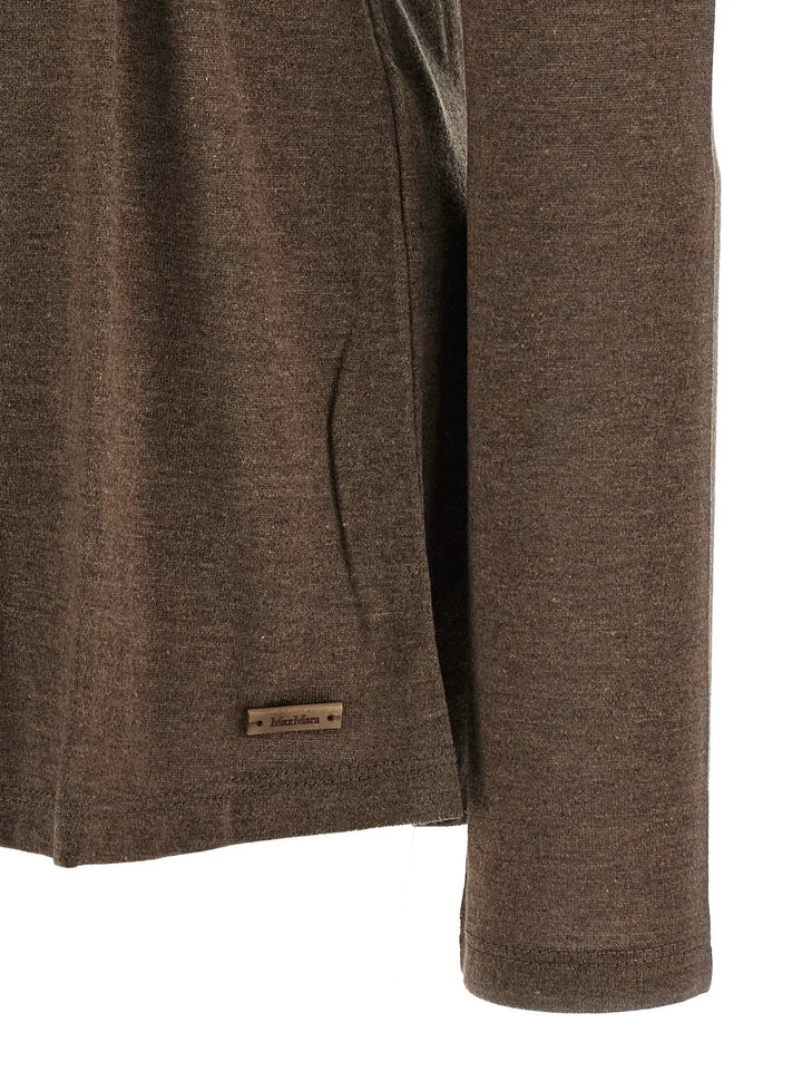 Max Mara Sample Sale | Max Mara Brown Lyocell Cardigan - | Designer outlet