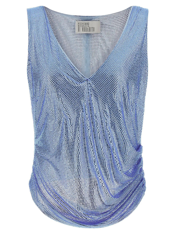 Giuseppe Di Morabito Sample Sale | Giuseppe Di Morabito Blue Polyamide Tank Tops - | Designer outlet