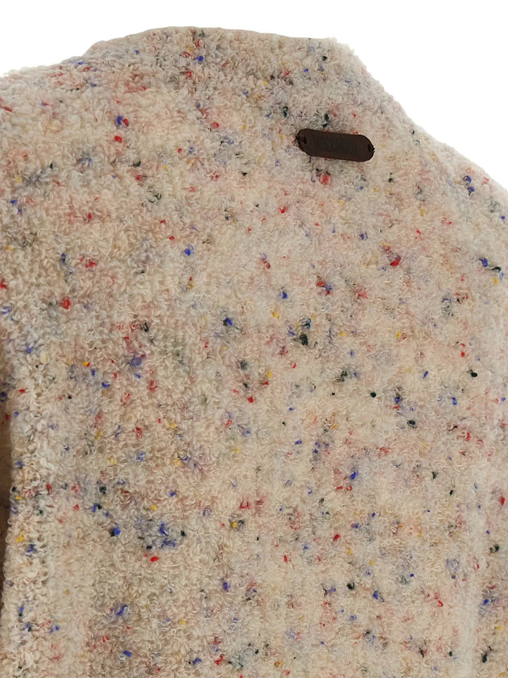 Moschino Sample Sale | Moschino Multicolor Virgin Wool Cardigan - | Designer outlet