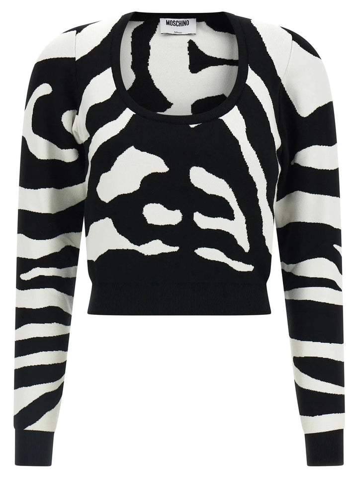 Moschino Sample Sale | Moschino Black Viscose Cardigan - | Designer outlet