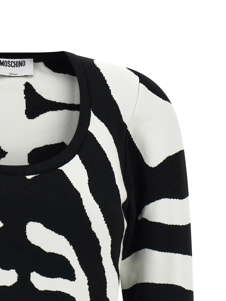 Moschino Sample Sale | Moschino Black Viscose Cardigan - | Designer outlet