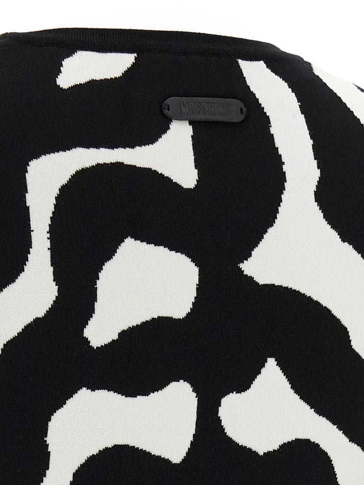 Moschino Sample Sale | Moschino Black Viscose Cardigan - | Designer outlet