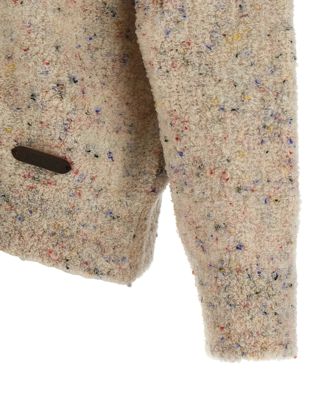 Moschino Sample Sale | Moschino Beige Virgin Wool Cardigan - | Designer outlet