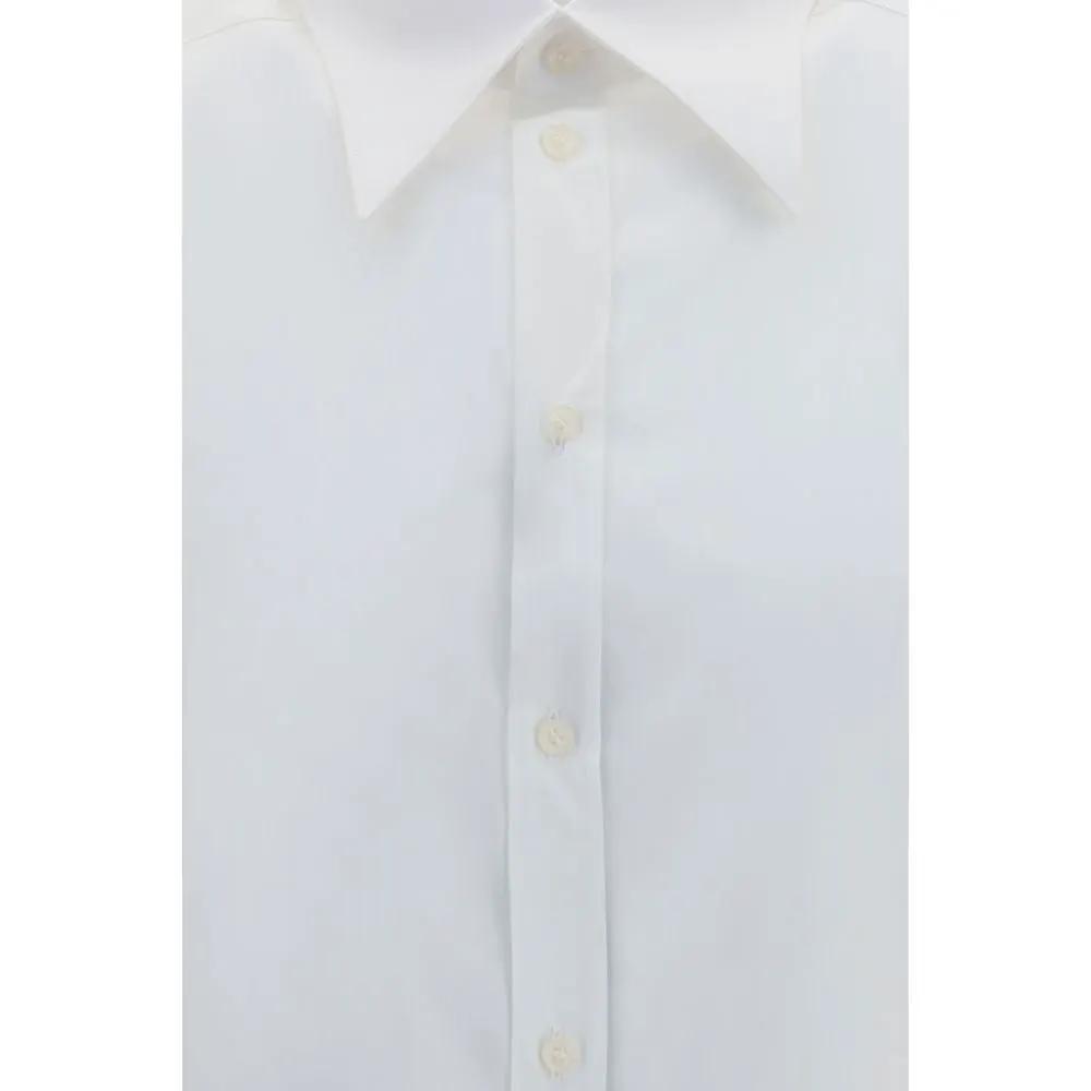 Dolce &amp; Gabbana Sample Sale | Dolce &amp; Gabbana White Cotton Dress Shirt - | Designer outlet