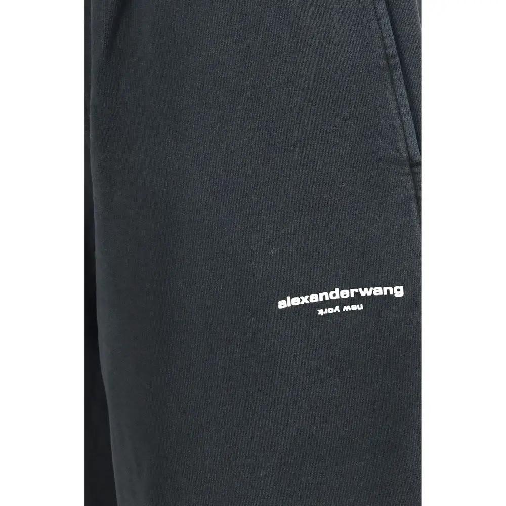 Alexander Wang Sample Sale | Alexander Wang Black Cotton Casual Pants - | Designer outlet
