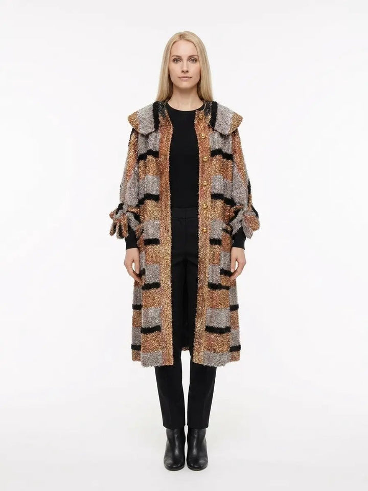 Dolce &amp; Gabbana Sample Sale | Dolce &amp; Gabbana Multicolor Leather Coat - | Designer outlet