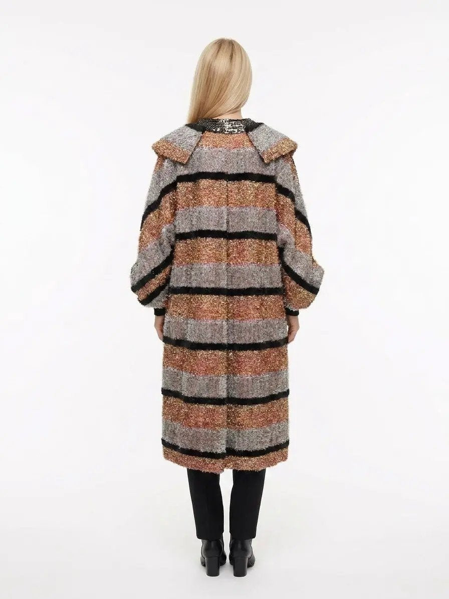 Dolce & Gabbana Sample Sale | Dolce & Gabbana Multicolor Leather Coat - | Designer outlet