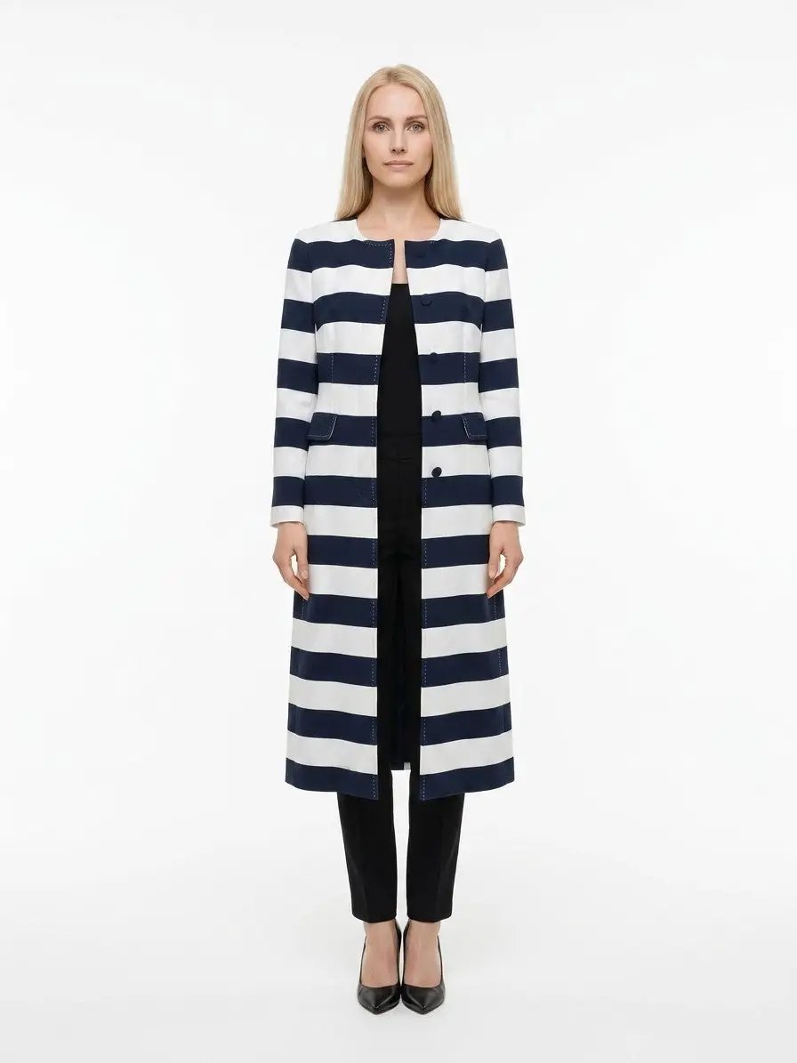 Dolce & Gabbana Sample Sale | Dolce & Gabbana Bicolor Viscose Coat - | Designer outlet
