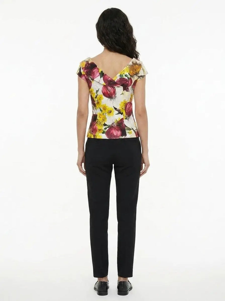 Dolce &amp; Gabbana Sample Sale | Dolce &amp; Gabbana Multicolor Cotton Pattern Shirt - | Designer outlet