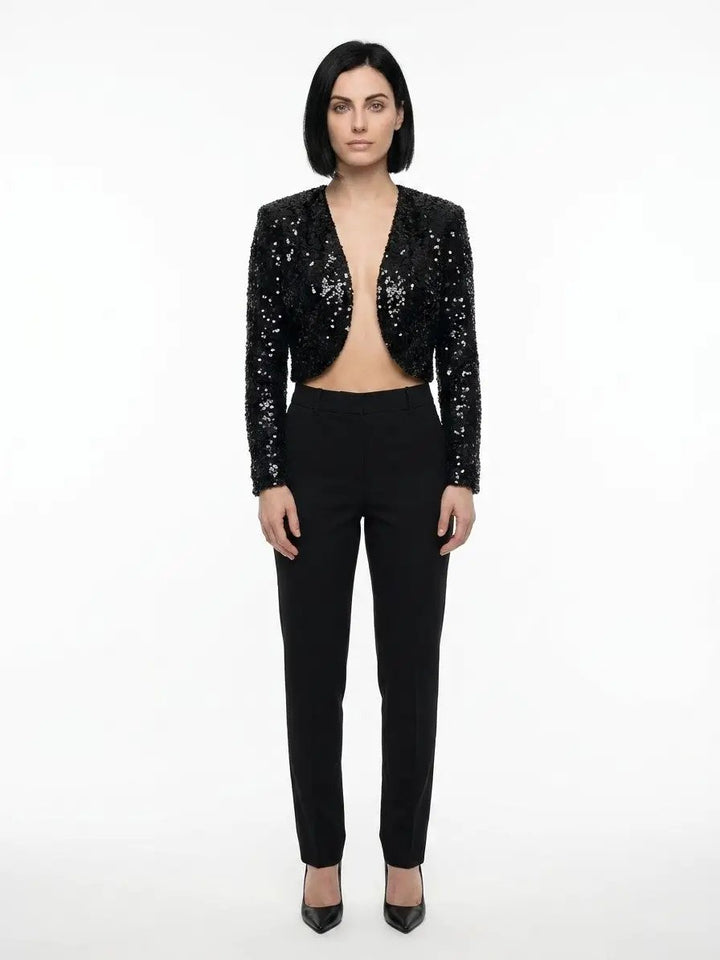 Dolce &amp; Gabbana Sample Sale | Dolce &amp; Gabbana Black Polyester Biker Jacket - | Designer outlet