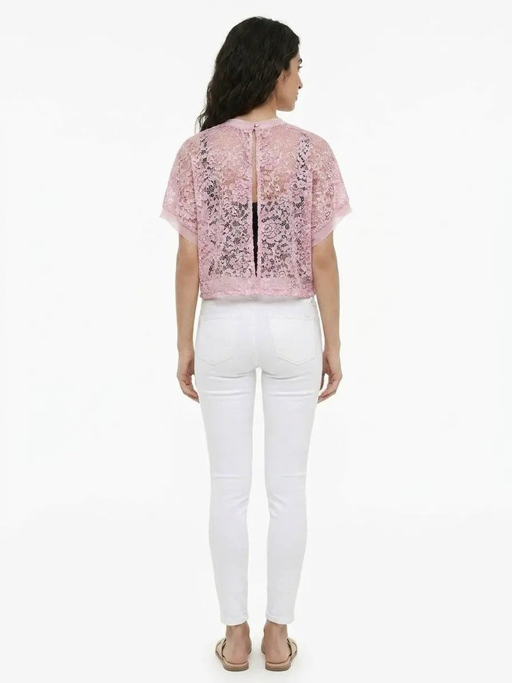 Dolce &amp; Gabbana Sample Sale | Dolce &amp; Gabbana Pink Rayon Blouse - | Designer outlet