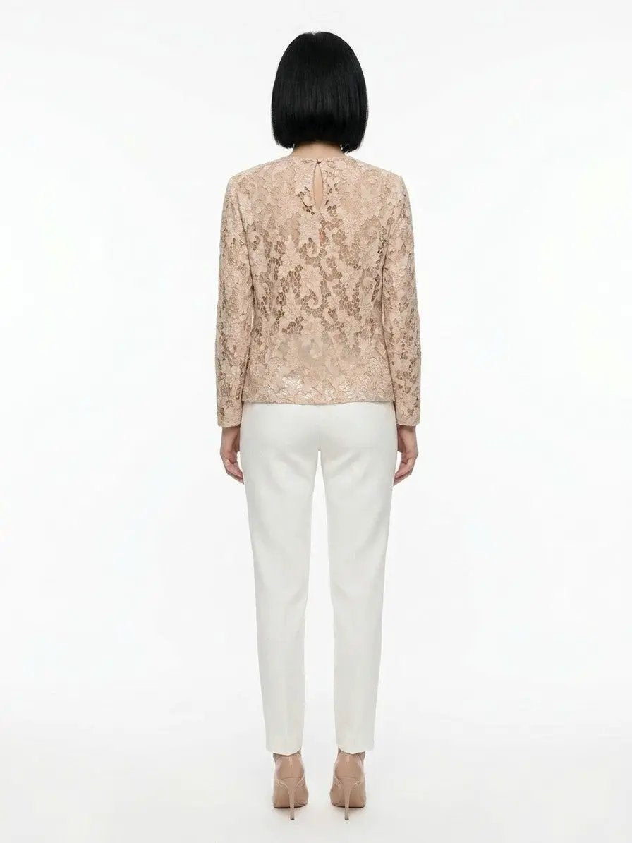 Dolce &amp; Gabbana Sample Sale | Dolce &amp; Gabbana Beige Cotton Sleeveless Jacket - | Designer outlet