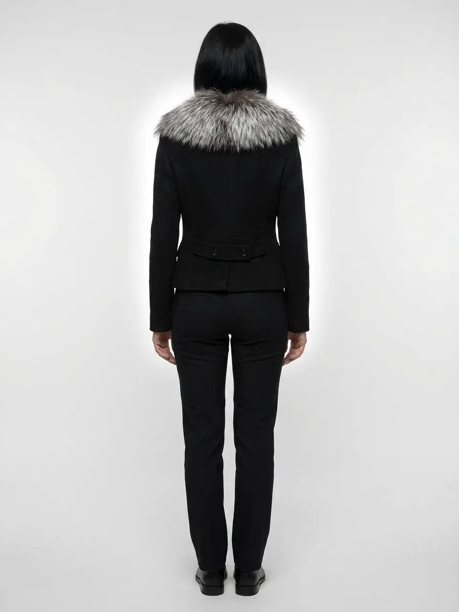 Dolce &amp; Gabbana Sample Sale | Dolce &amp; Gabbana Gray Virgin Wool Full-Length Jacket - | Designer outlet
