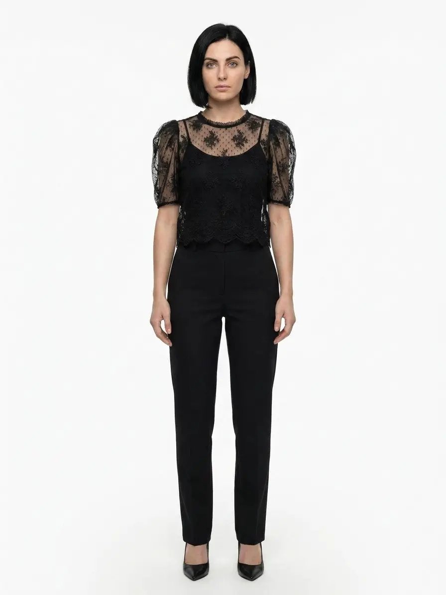Dolce &amp; Gabbana Sample Sale | Dolce &amp; Gabbana Black Nylon Blouse - | Designer outlet