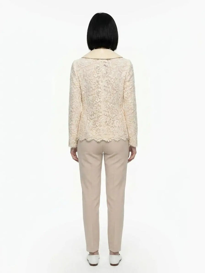Dolce &amp; Gabbana Sample Sale | Dolce &amp; Gabbana Beige Cotton Jacket - | Designer outlet