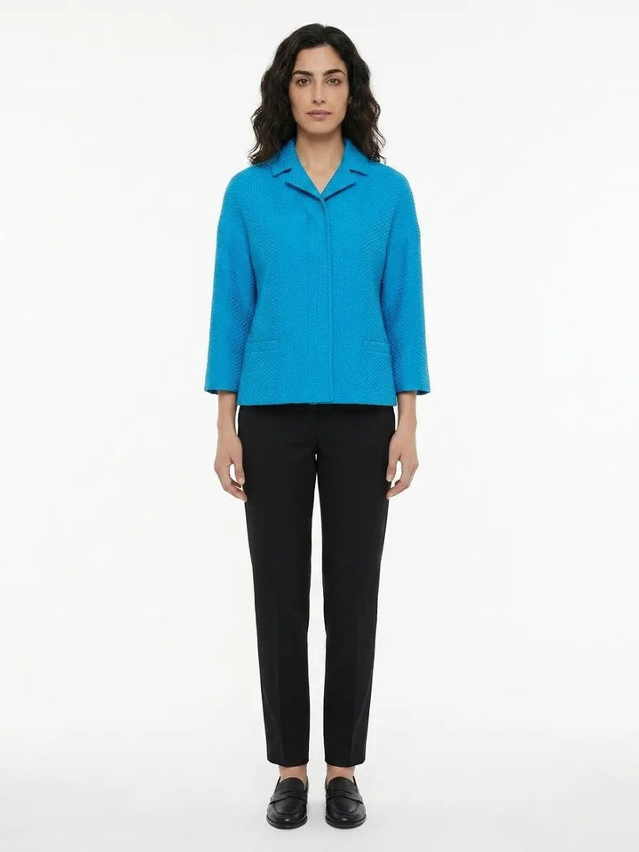 Dolce &amp; Gabbana Sample Sale | Dolce &amp; Gabbana Turquoise Cotton Shell Jacket - | Designer outlet