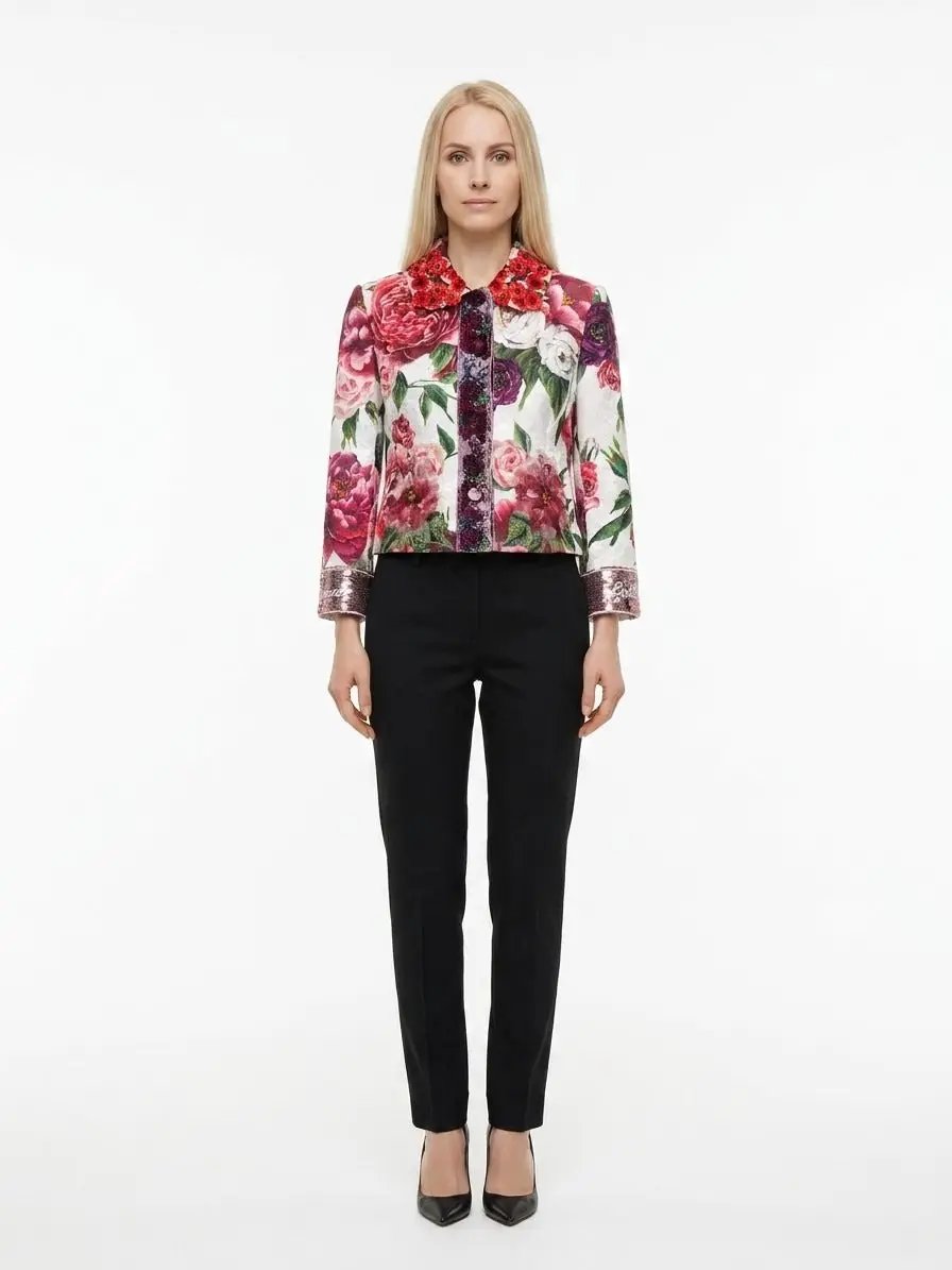 Dolce &amp; Gabbana Sample Sale | Dolce &amp; Gabbana Multicolor Cotton Jacket - | Designer outlet