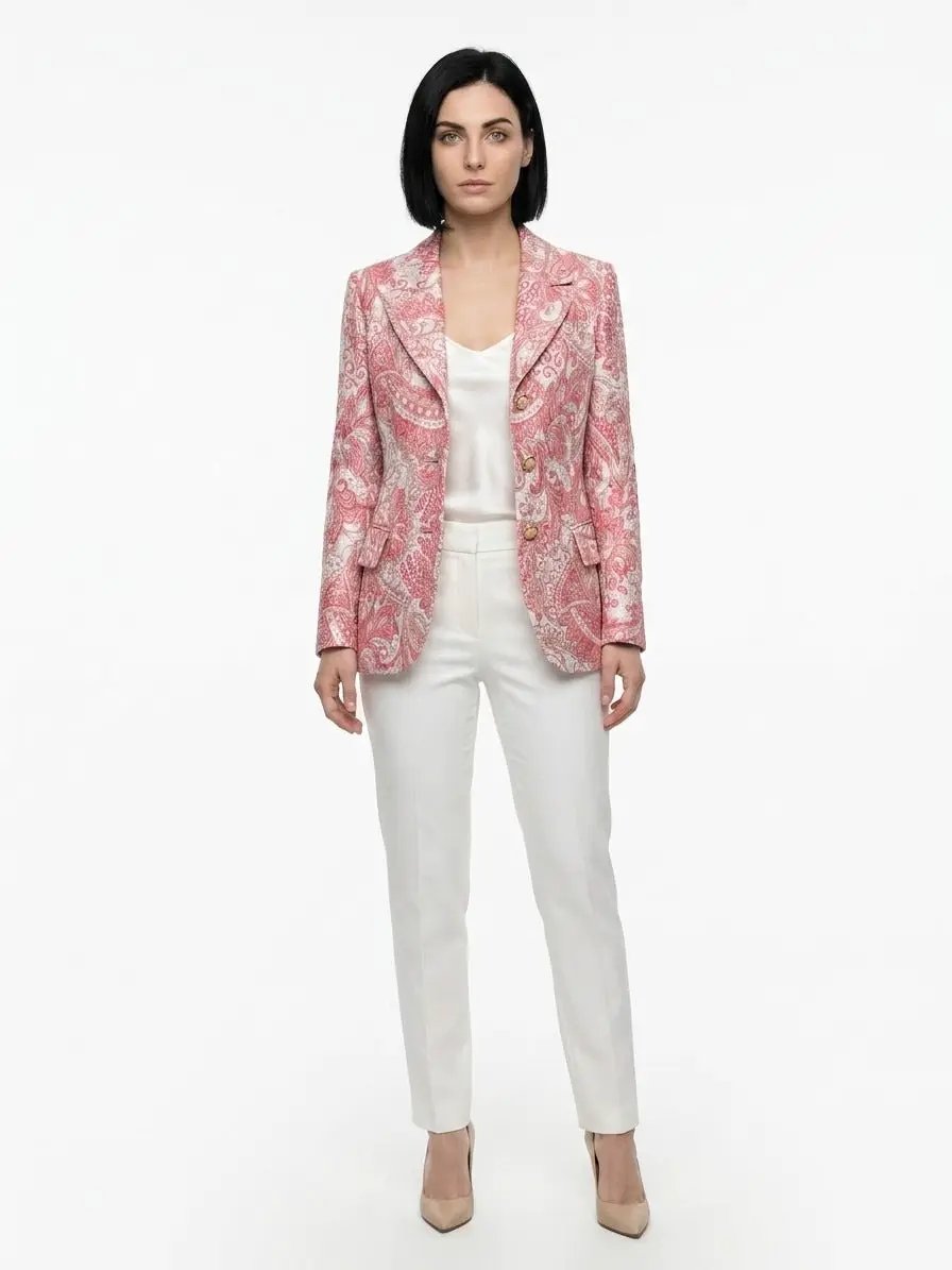Dolce &amp; Gabbana Sample Sale | Dolce &amp; Gabbana Multicolor Metallic Fibre Blazer - | Designer outlet