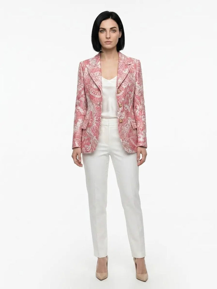 Dolce &amp; Gabbana Sample Sale | Dolce &amp; Gabbana Multicolor Metallic Fibre Blazer - | Designer outlet