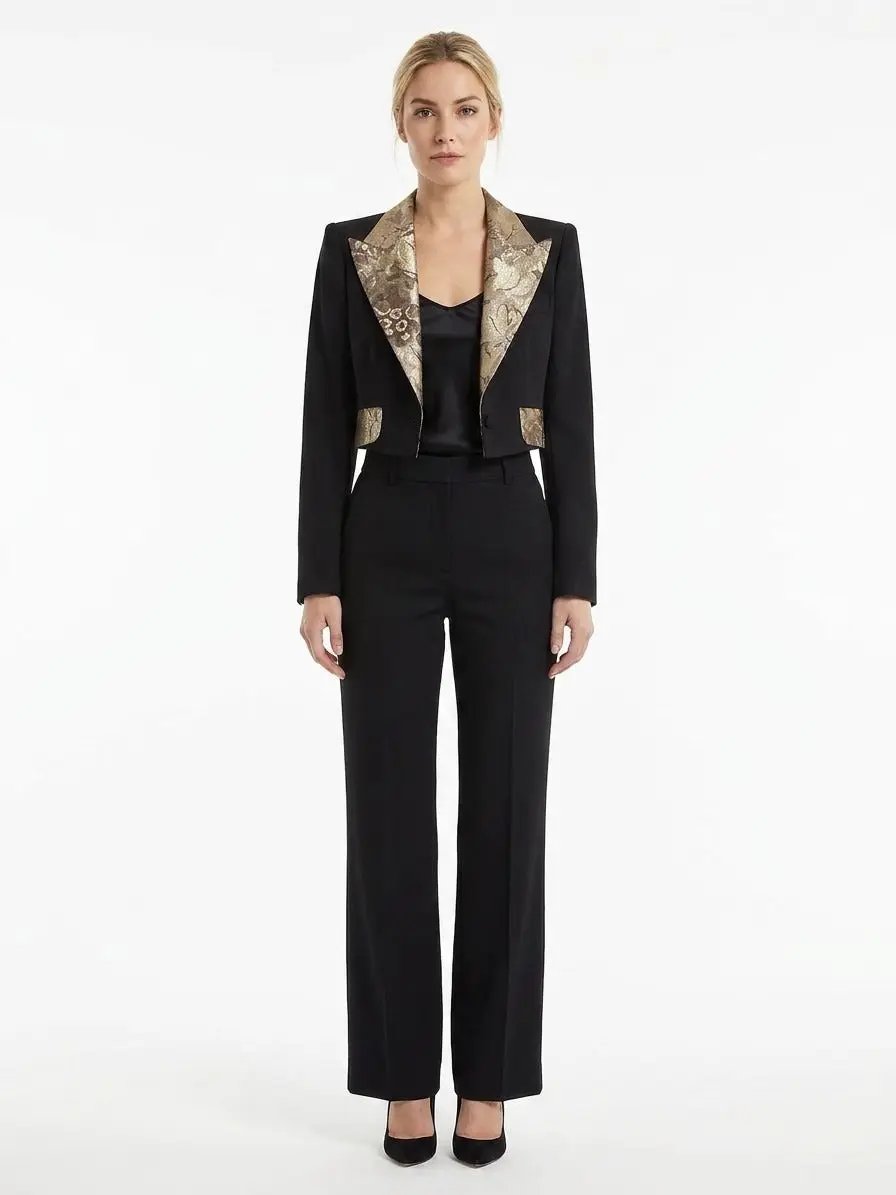 Dolce &amp; Gabbana Sample Sale | Dolce &amp; Gabbana Black Elastane Blazer - | Designer outlet