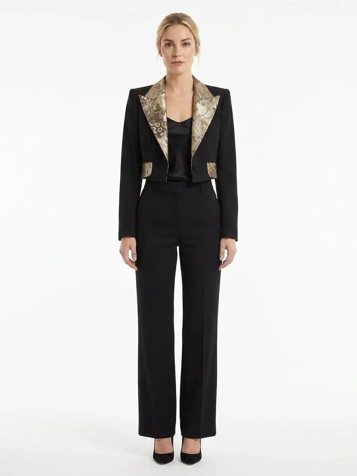 Dolce &amp; Gabbana Sample Sale | Dolce &amp; Gabbana Black Elastane Blazer - | Designer outlet