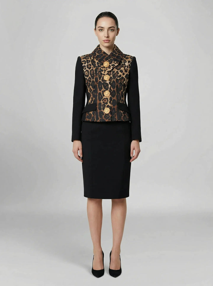Dolce &amp; Gabbana Sample Sale | Dolce &amp; Gabbana Black Metallic Fibre Full-Length Jacket - | Designer outlet