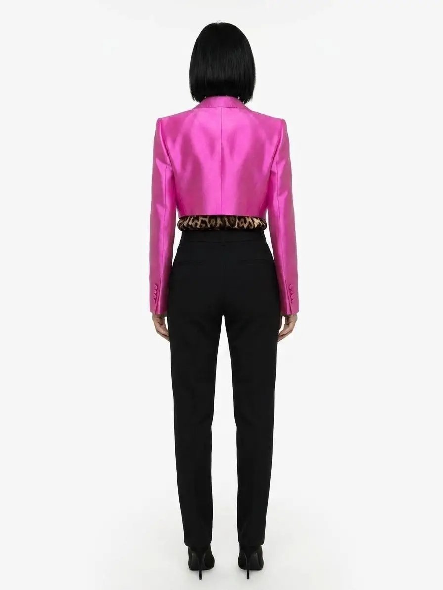 Dolce &amp; Gabbana Sample Sale | Dolce &amp; Gabbana Fuchsia Silk Blazer - | Designer outlet