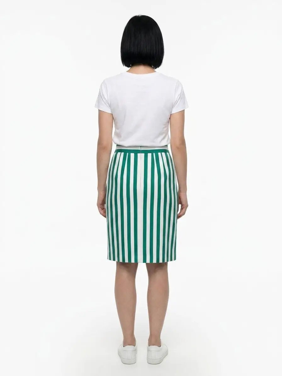 Dolce &amp; Gabbana Sample Sale | Dolce &amp; Gabbana Multicolor Cotton Midi Skirt - | Designer outlet