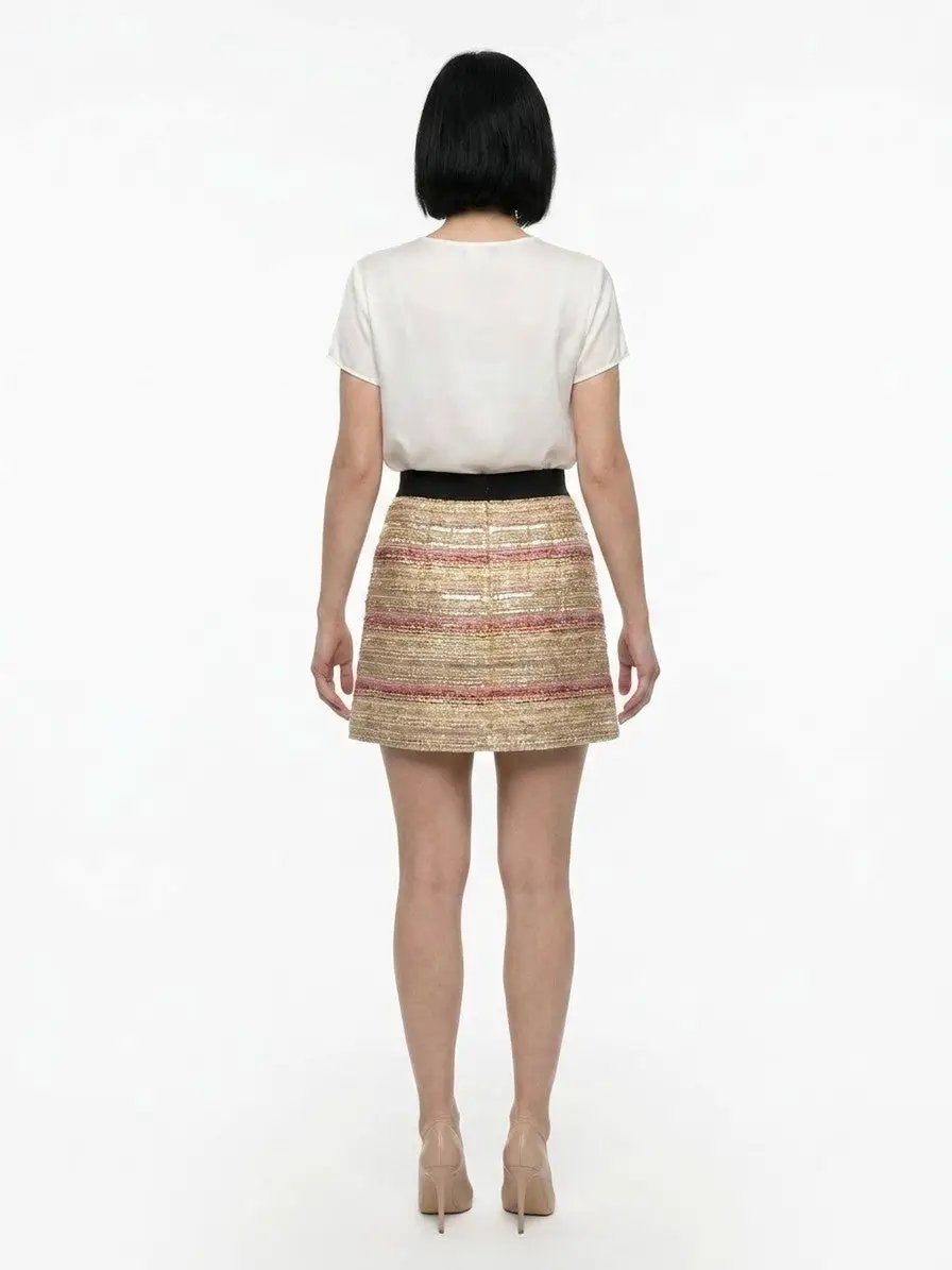 Dolce & Gabbana Sample Sale | Dolce & Gabbana Multicolor Acetate Mini Skirt - | Designer outlet