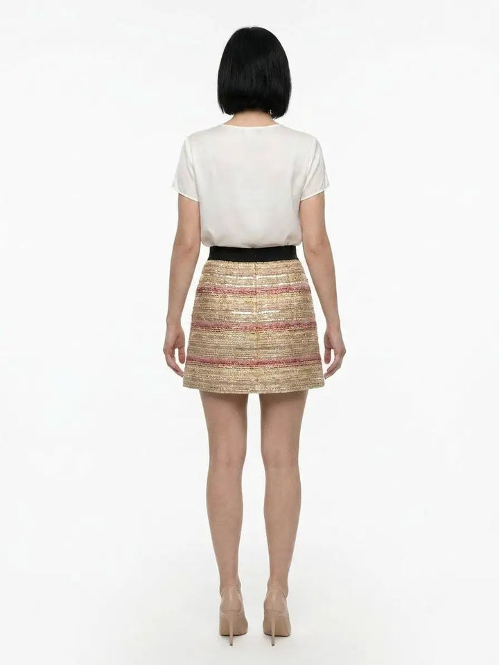 Dolce &amp; Gabbana Sample Sale | Dolce &amp; Gabbana Multicolor Acetate Mini Skirt - | Designer outlet