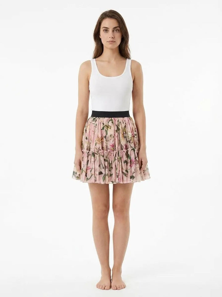 Dolce &amp; Gabbana Sample Sale | Dolce &amp; Gabbana Multicolor Silk Mini Skirt - | Designer outlet