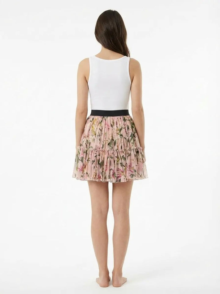 Dolce &amp; Gabbana Sample Sale | Dolce &amp; Gabbana Multicolor Silk Mini Skirt - | Designer outlet