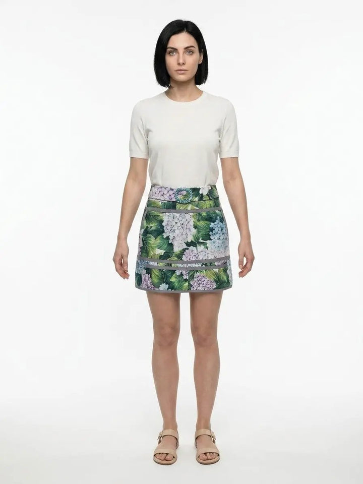 Dolce &amp; Gabbana Sample Sale | Dolce &amp; Gabbana Multicolor Cotton Mini Skirt - | Designer outlet