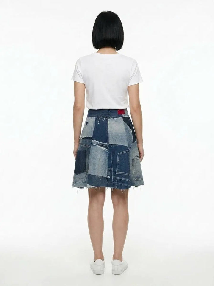 Dolce &amp; Gabbana Sample Sale | Dolce &amp; Gabbana Multicolor Denim Skirt - | Designer outlet