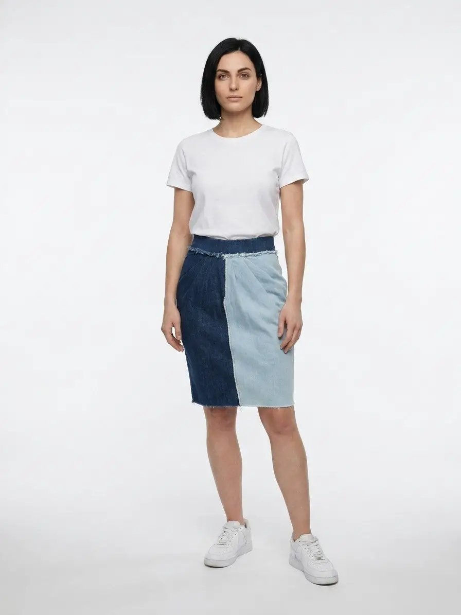 Dolce & Gabbana Sample Sale | Dolce & Gabbana Multicolor Denim Skirt - | Designer outlet