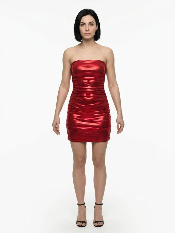 Dolce &amp; Gabbana Sample Sale | Dolce &amp; Gabbana Red Cotton Cocktail Dress - | Designer outlet