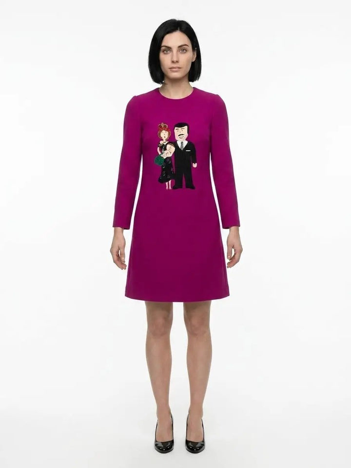 Dolce &amp; Gabbana Sample Sale | Dolce &amp; Gabbana Pink Polyester Casual Dress - | Designer outlet