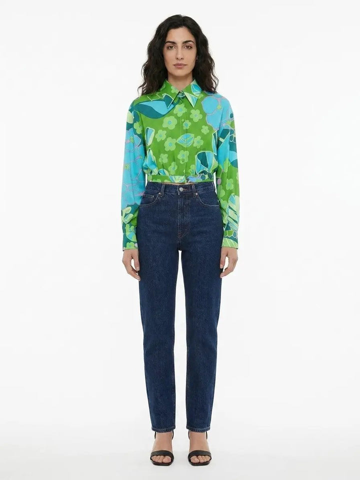 Dolce &amp; Gabbana Sample Sale | Dolce &amp; Gabbana Multicolor Elastane Pattern Shirt - | Designer outlet